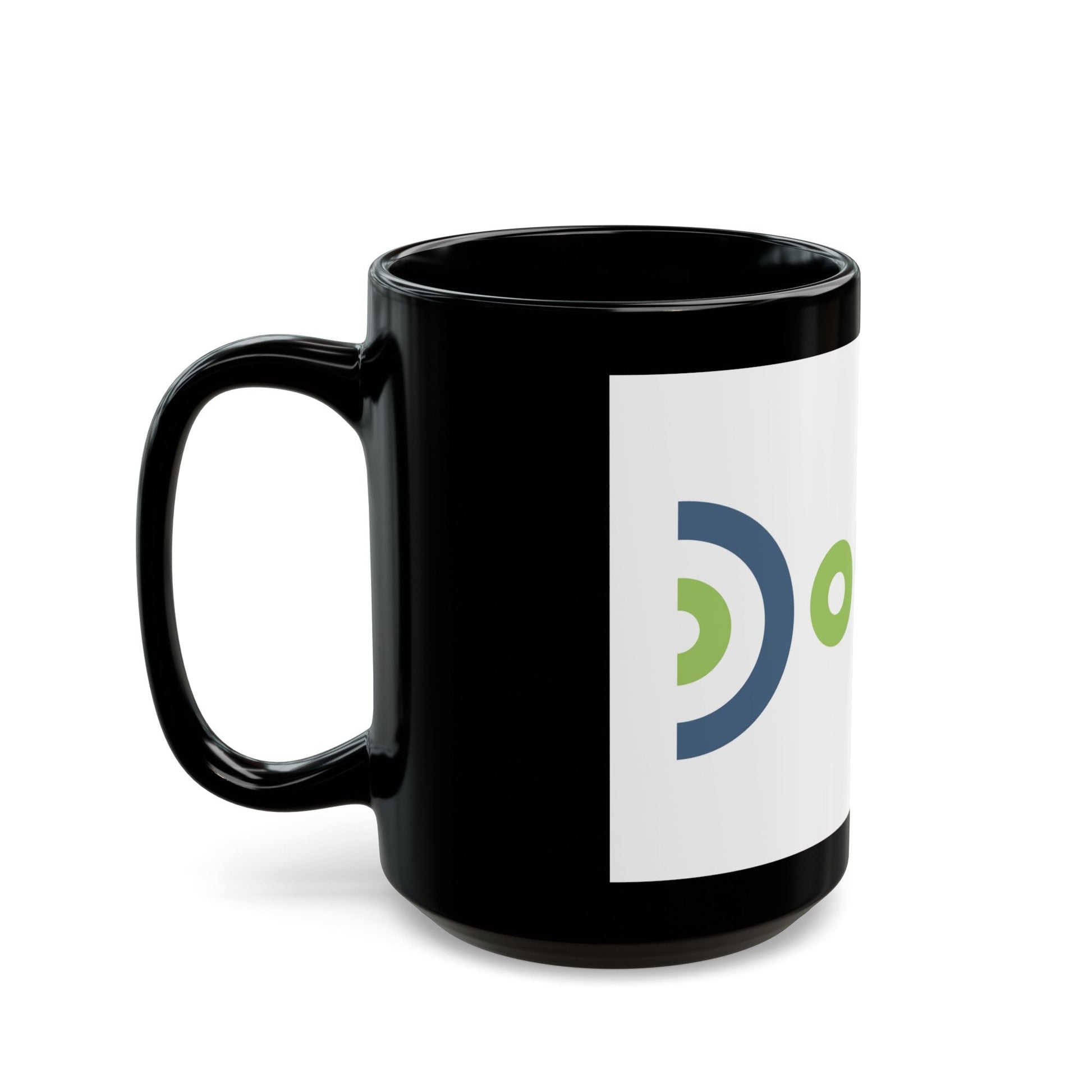 Flag of Doubs France - Black Coffee Mug-The Sticker Space