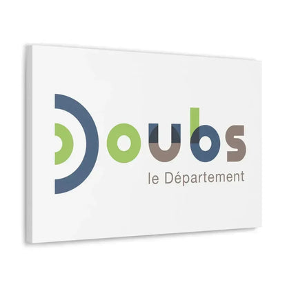 Flag of Doubs France - Canvas Wall Art - The Sticker Space