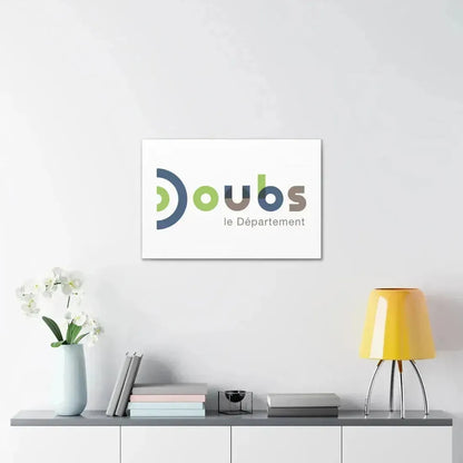 Flag of Doubs France - Canvas Wall Art - The Sticker Space