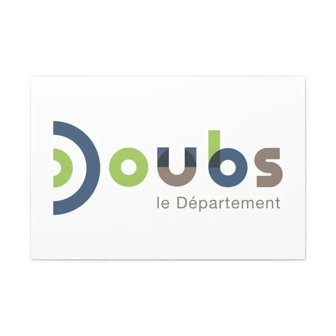 Flag of Doubs France - Canvas Wall Art - The Sticker Space