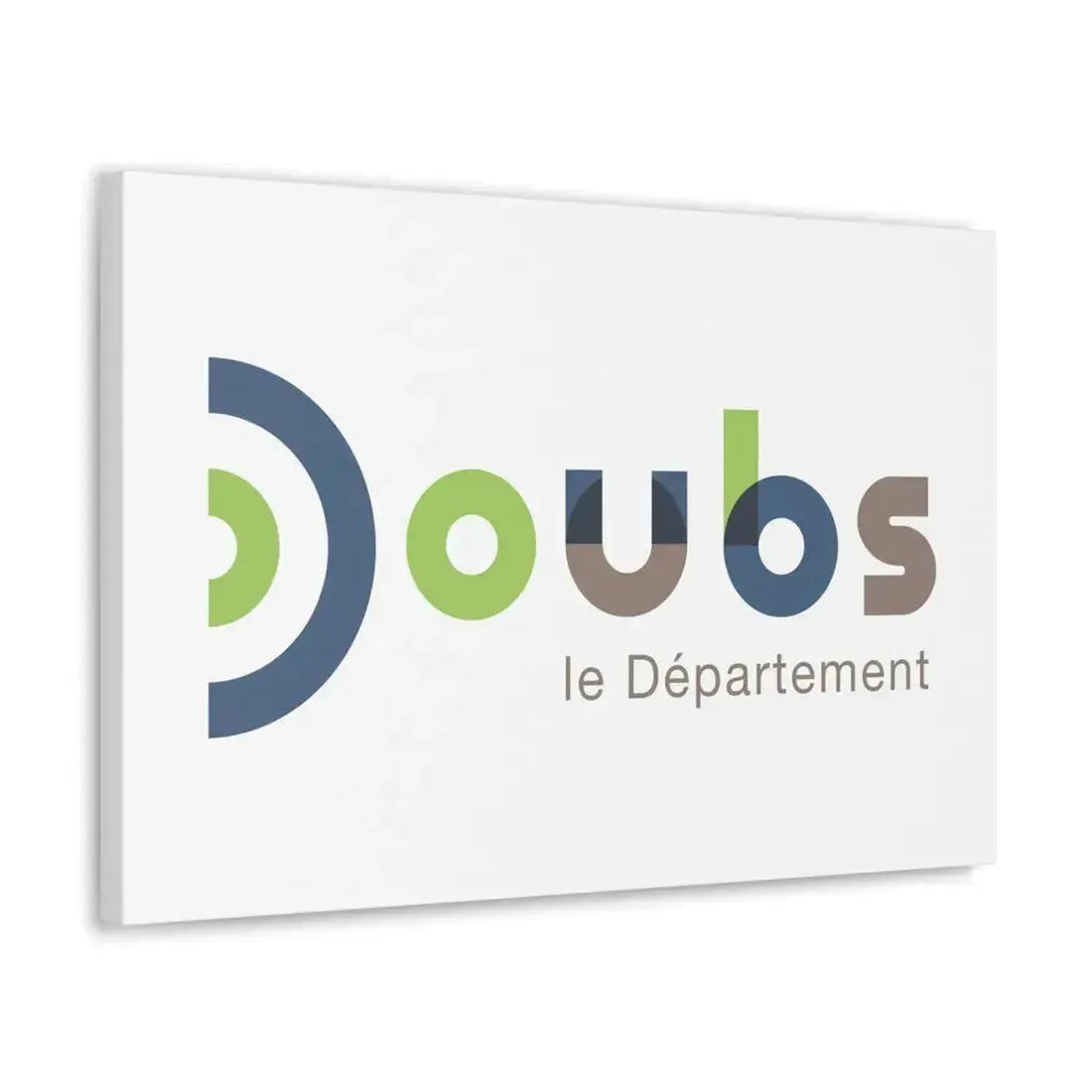 Flag of Doubs France - Canvas Wall Art - The Sticker Space