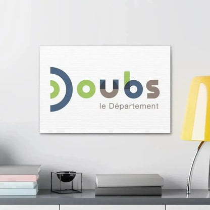 Flag of Doubs France - Canvas Wall Art - The Sticker Space