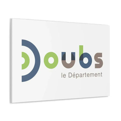 Flag of Doubs France - Canvas Wall Art - The Sticker Space