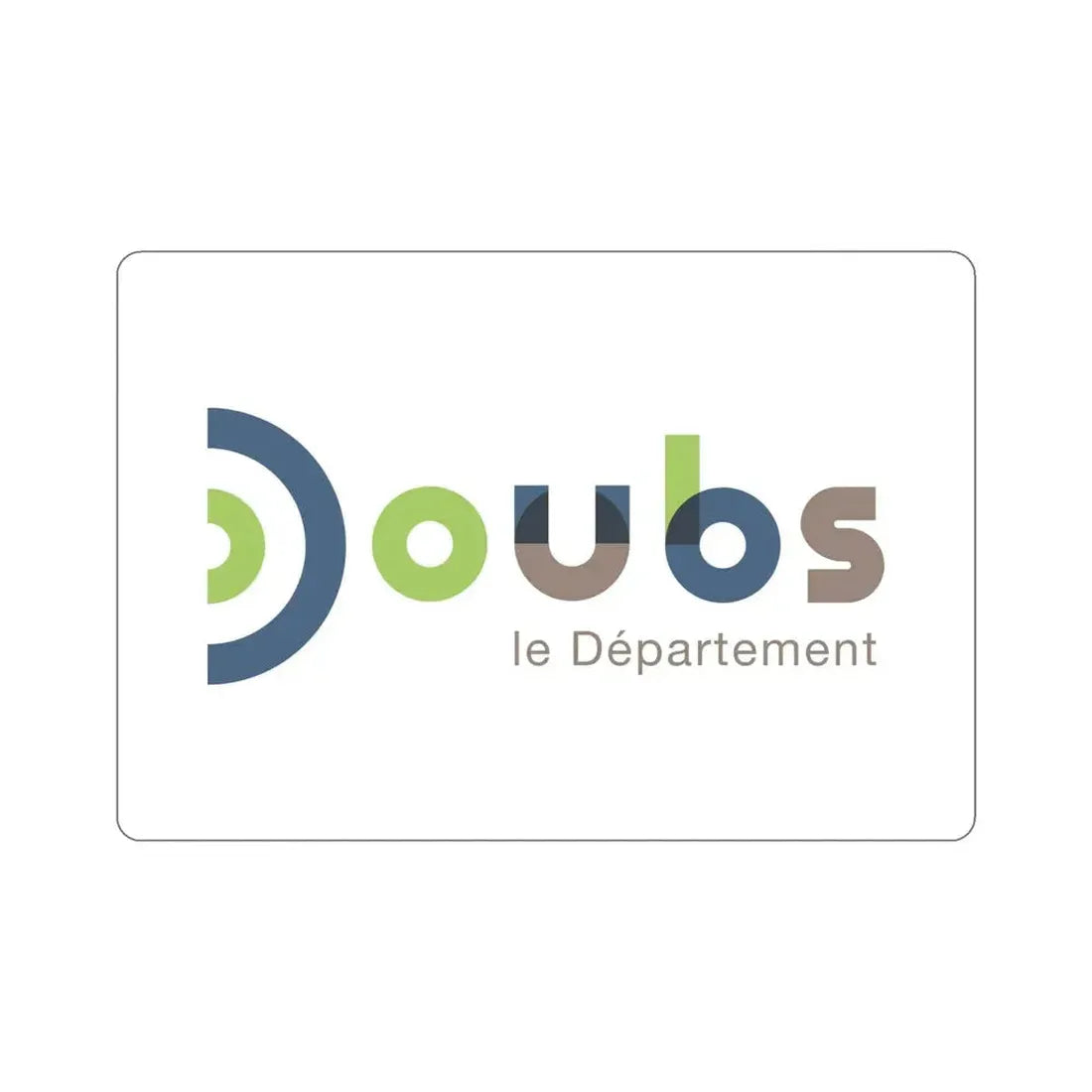 Flag of Doubs France STICKER Vinyl Die-Cut Decal - The Sticker Space