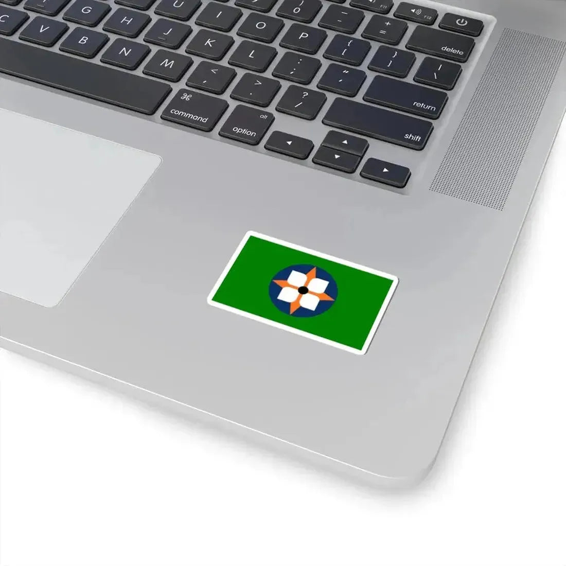 Flag of Dowagiac Michigan (United States) STICKER Vinyl Kiss-Cut Decal - The Sticker Space