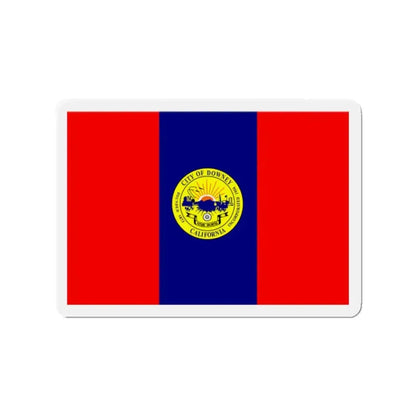 Flag of Downey California - Refrigerator Magnet 2 Inch - The Sticker Space
