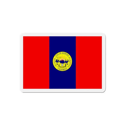 Flag of Downey California - Refrigerator Magnet 6 Inch - The Sticker Space