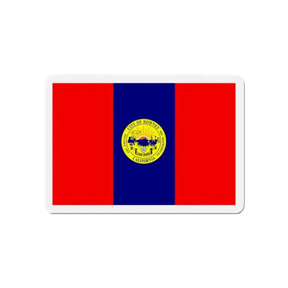 Flag of Downey California - Refrigerator Magnet - The Sticker Space