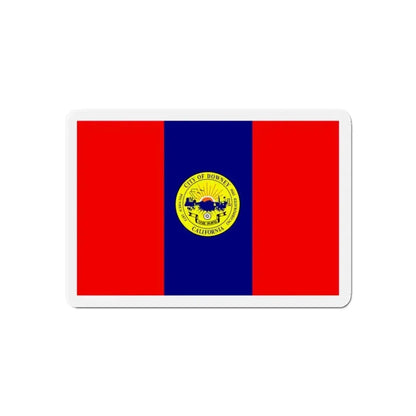 Flag of Downey California - Refrigerator Magnet - The Sticker Space