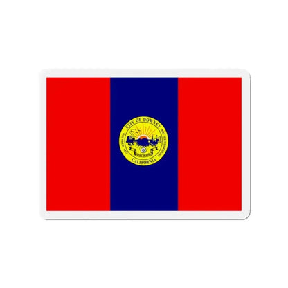 Flag of Downey California - Refrigerator Magnet - The Sticker Space