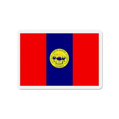 Flag of Downey California - Refrigerator Magnet - The Sticker Space