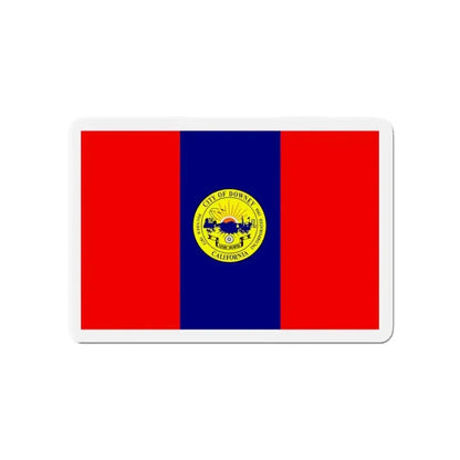 Flag of Downey California - Refrigerator Magnet - The Sticker Space