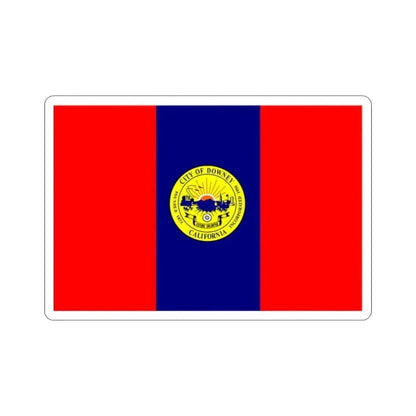 Flag of Downey California USA STICKER Vinyl Die-Cut Decal 2 Inch - The Sticker Space