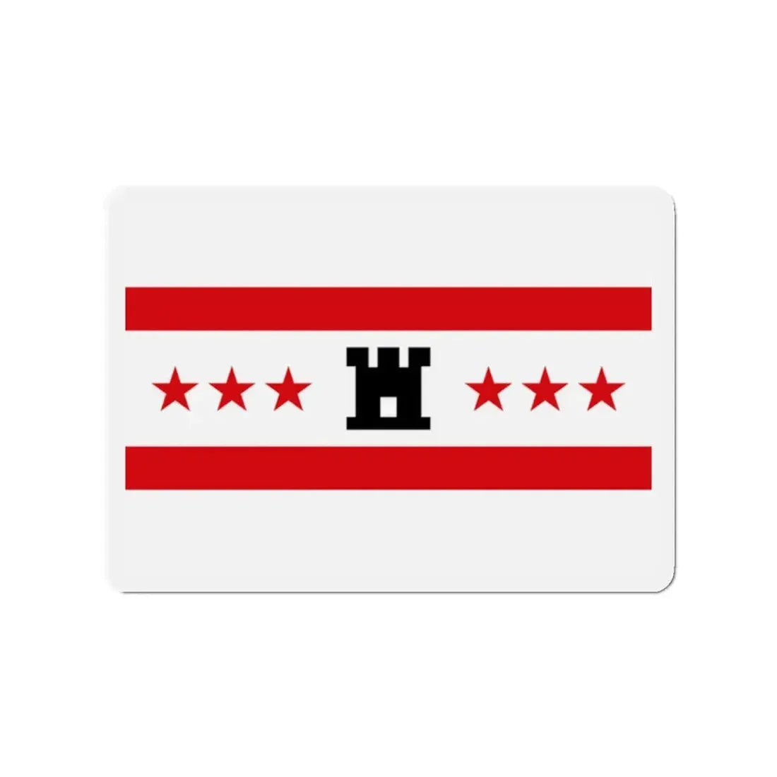 Flag of Drenthe Netherlands - Refrigerator Magnet 2 Inch - The Sticker Space