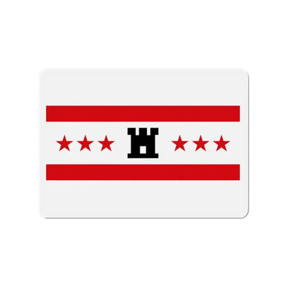 Flag of Drenthe Netherlands - Refrigerator Magnet 2 Inch - The Sticker Space