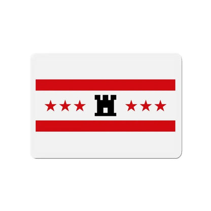 Flag of Drenthe Netherlands - Refrigerator Magnet 3 Inch - The Sticker Space