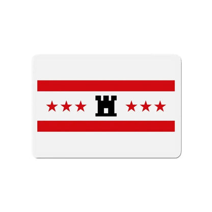 Flag of Drenthe Netherlands - Refrigerator Magnet 4 Inch - The Sticker Space