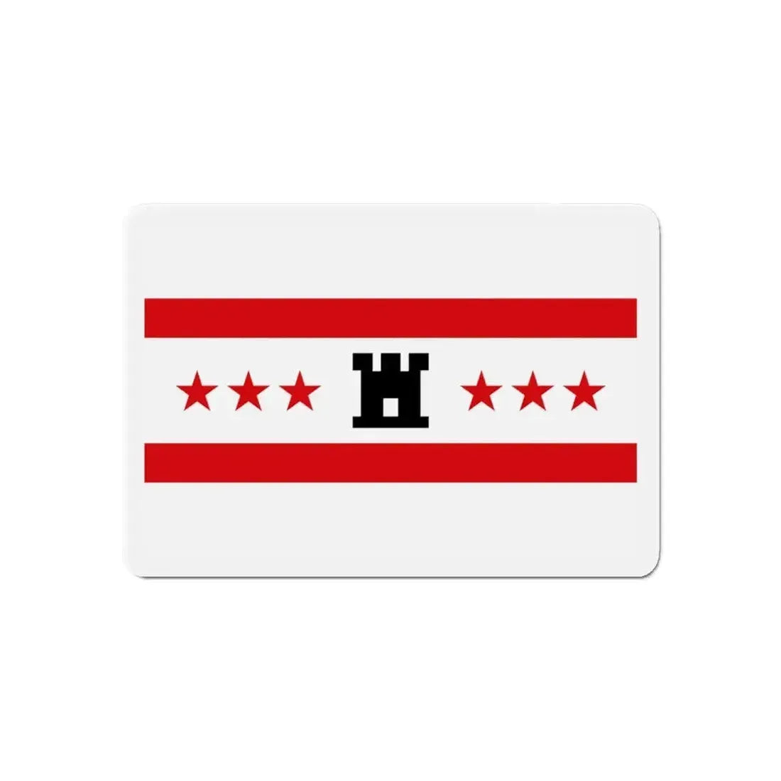 Flag of Drenthe Netherlands - Refrigerator Magnet - The Sticker Space