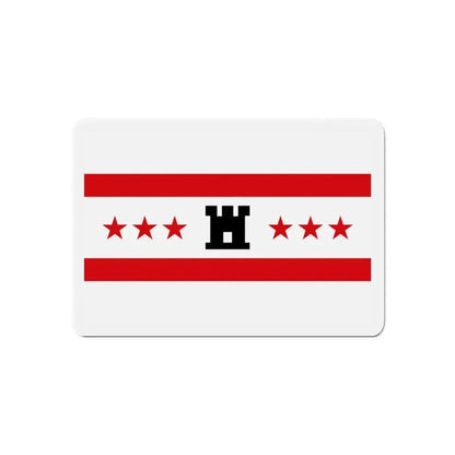Flag of Drenthe Netherlands - Refrigerator Magnet - The Sticker Space