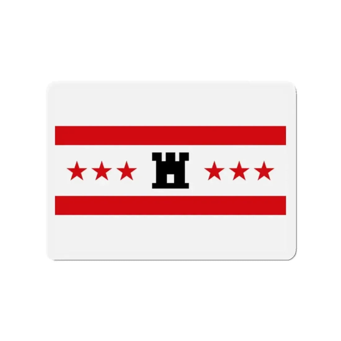 Flag of Drenthe Netherlands - Refrigerator Magnet - The Sticker Space