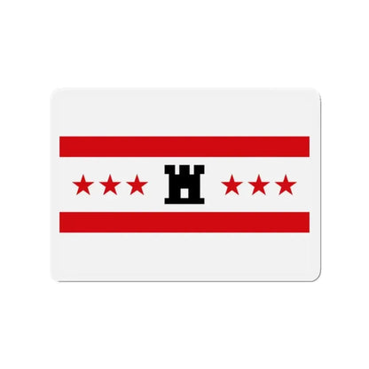 Flag of Drenthe Netherlands - Refrigerator Magnet - The Sticker Space