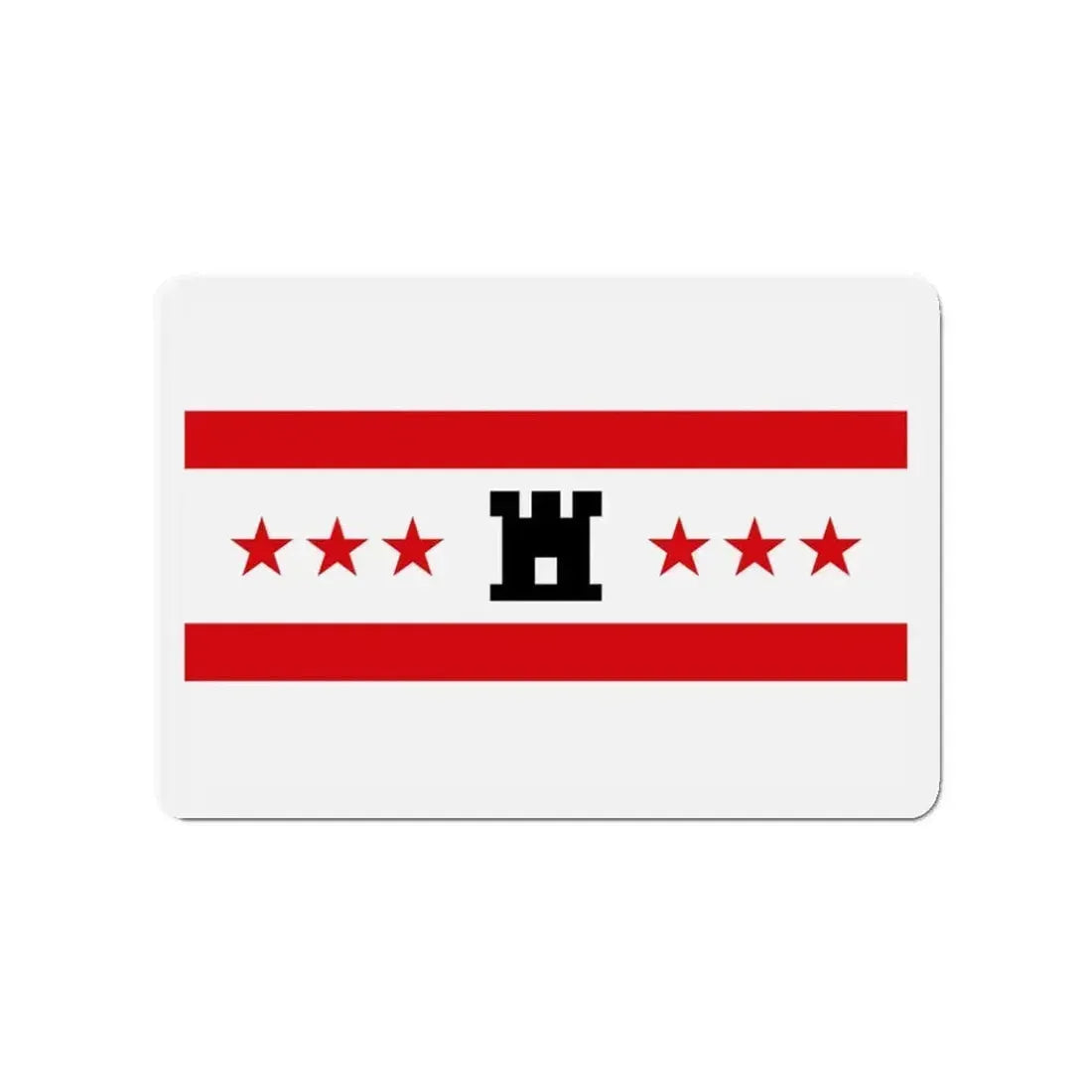 Flag of Drenthe Netherlands - Refrigerator Magnet - The Sticker Space