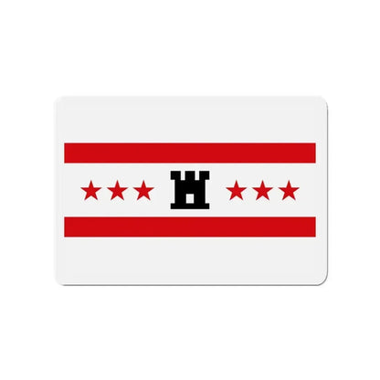 Flag of Drenthe Netherlands - Refrigerator Magnet - The Sticker Space