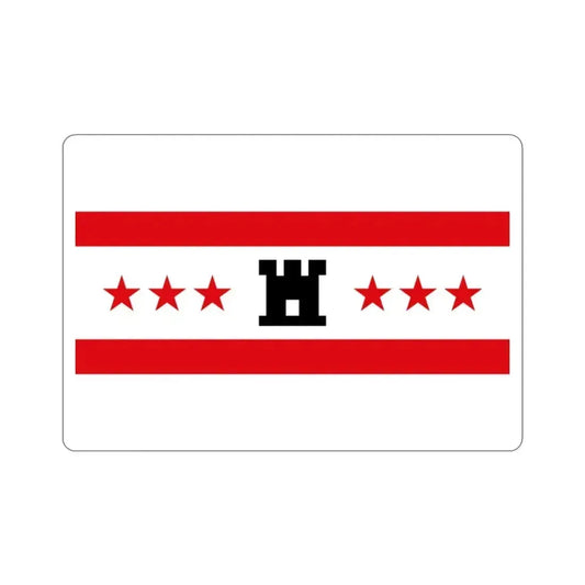 Flag of Drenthe Netherlands STICKER Vinyl Die-Cut Decal 2 Inch - The Sticker Space