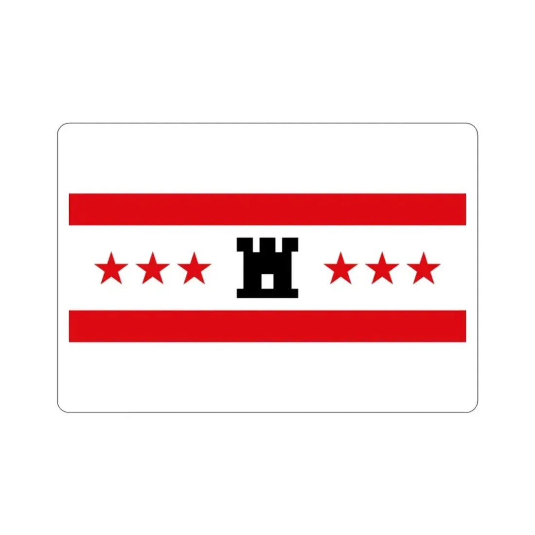 Flag of Drenthe Netherlands STICKER Vinyl Die-Cut Decal 2 Inch - The Sticker Space