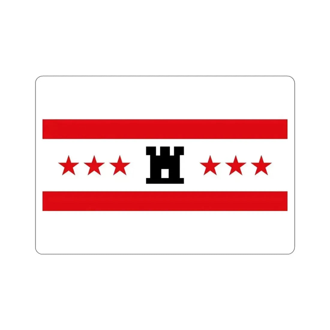 Flag of Drenthe Netherlands STICKER Vinyl Die-Cut Decal 3 Inch - The Sticker Space
