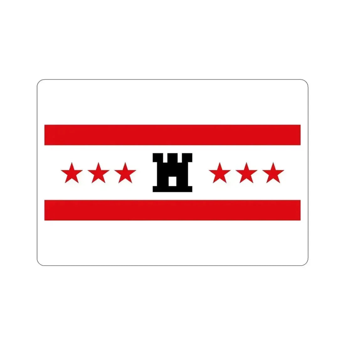Flag of Drenthe Netherlands STICKER Vinyl Die-Cut Decal 4 Inch - The Sticker Space