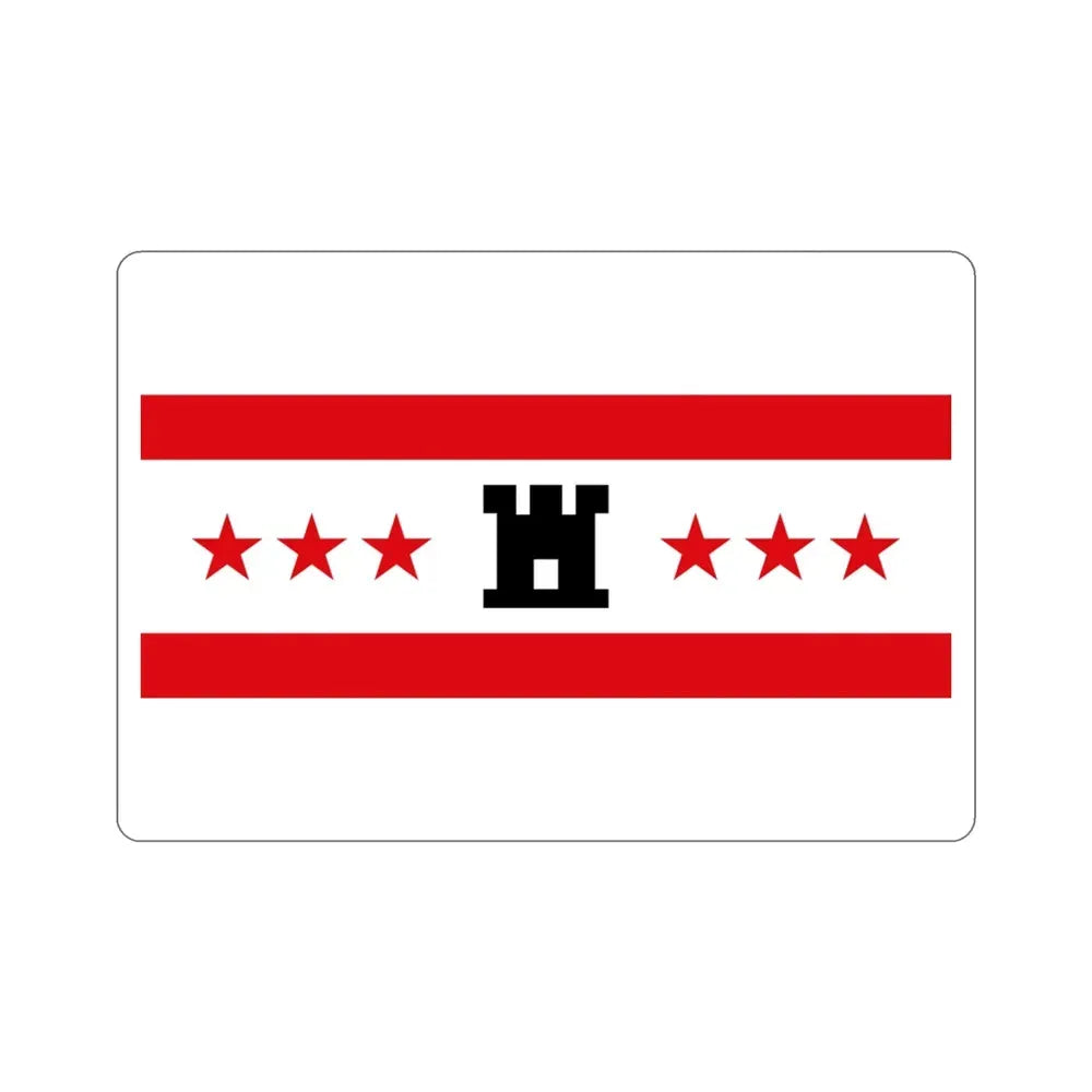 Flag of Drenthe Netherlands STICKER Vinyl Die-Cut Decal - The Sticker Space