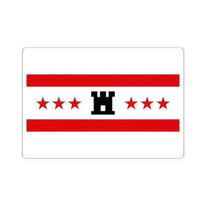 Flag of Drenthe Netherlands - STICKER Vinyl Kiss-Cut Decal - The Sticker Space
