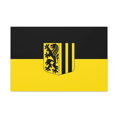 Flag of Dresden Germany - Canvas Wall Art 30" x 20" 1.25" - The Sticker Space