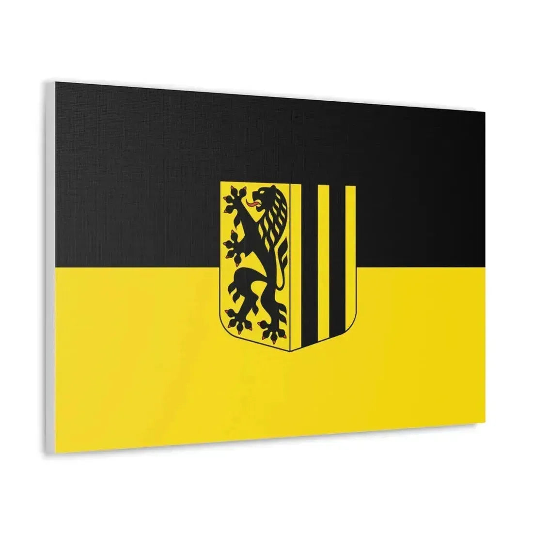 Flag of Dresden Germany - Canvas Wall Art - The Sticker Space