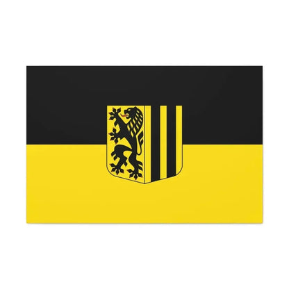 Flag of Dresden Germany - Canvas Wall Art - The Sticker Space