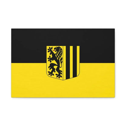 Flag of Dresden Germany - Canvas Wall Art - The Sticker Space