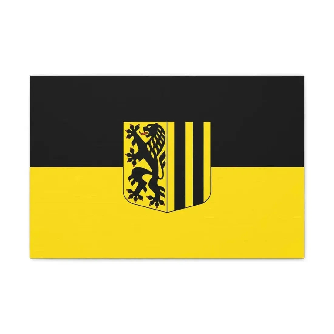 Flag of Dresden Germany - Canvas Wall Art - The Sticker Space