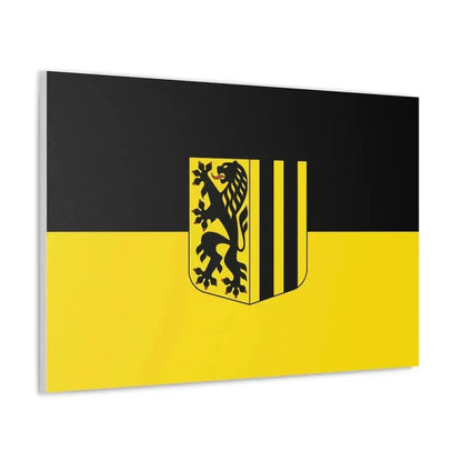 Flag of Dresden Germany - Canvas Wall Art - The Sticker Space