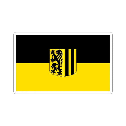 Flag of Dresden Germany STICKER Vinyl Die-Cut Decal 3 Inch - The Sticker Space