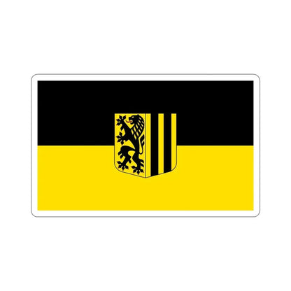 Flag of Dresden Germany STICKER Vinyl Die-Cut Decal 4 Inch - The Sticker Space