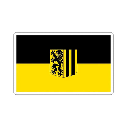 Flag of Dresden Germany STICKER Vinyl Die-Cut Decal 5 Inch - The Sticker Space