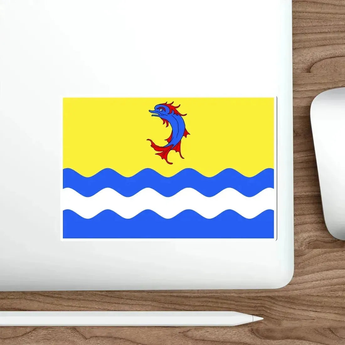 Flag of Drôme France 2 STICKER Vinyl Die-Cut Decal - The Sticker Space