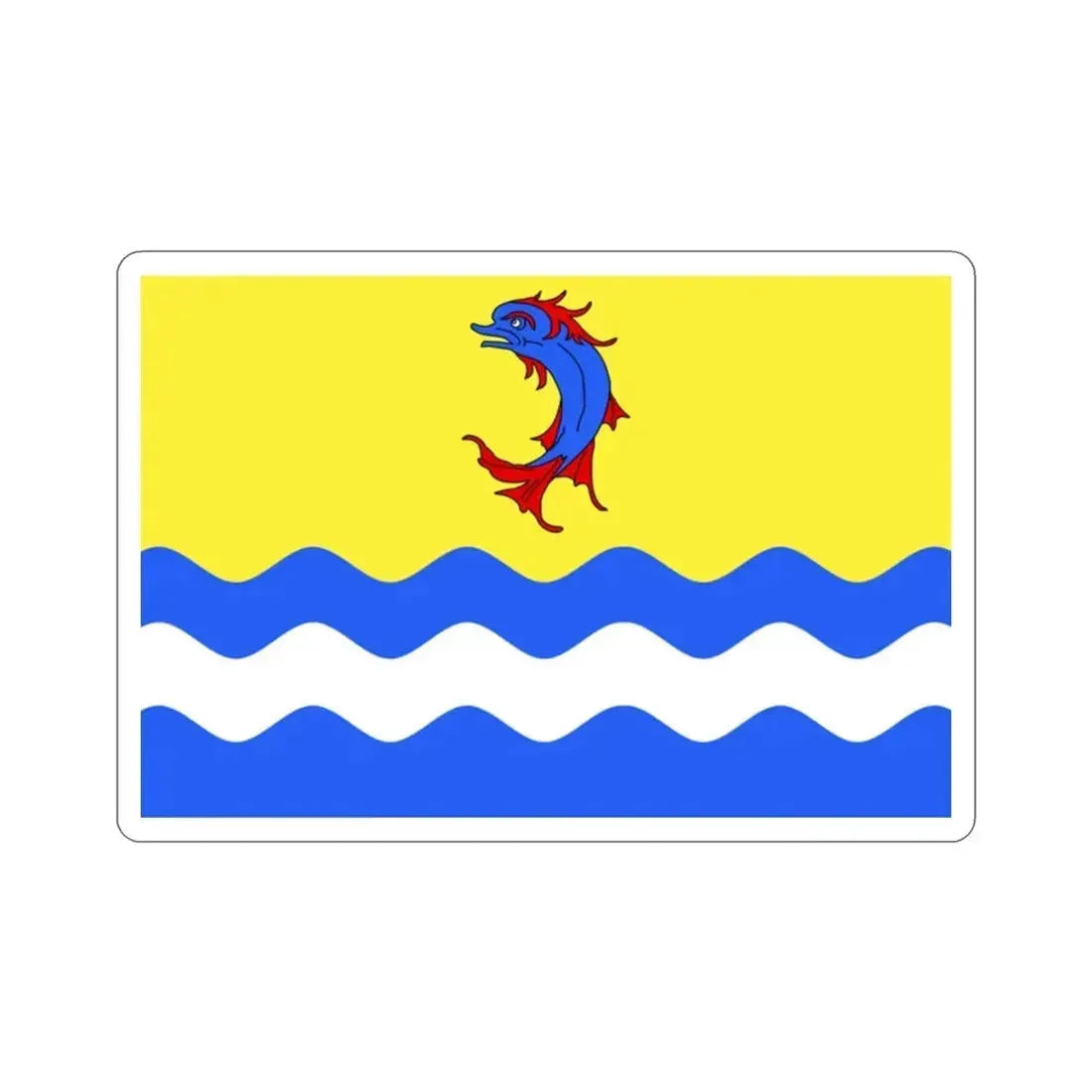 Flag of Drôme France 2 STICKER Vinyl Die-Cut Decal - The Sticker Space