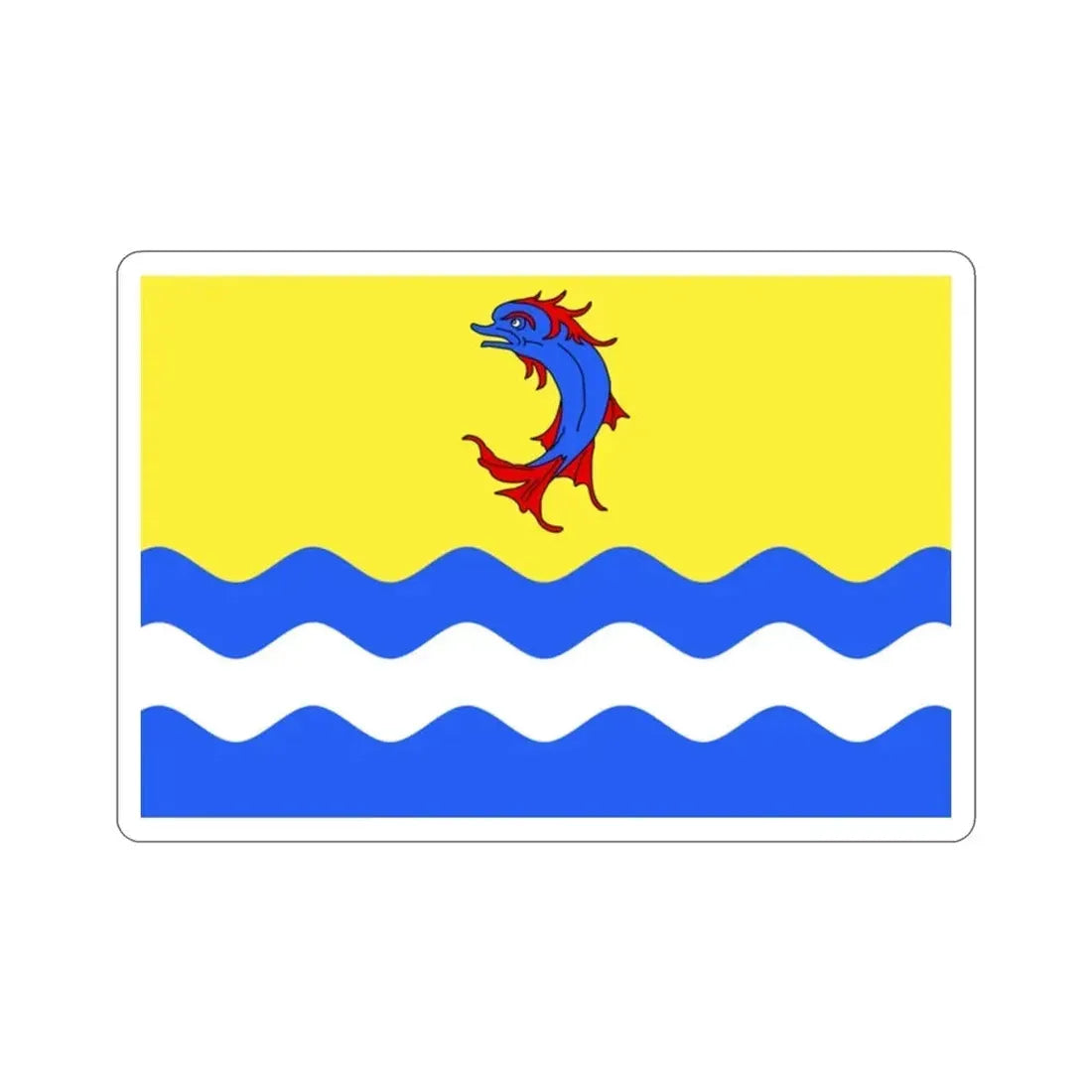 Flag of Drôme France 2 STICKER Vinyl Die-Cut Decal - The Sticker Space
