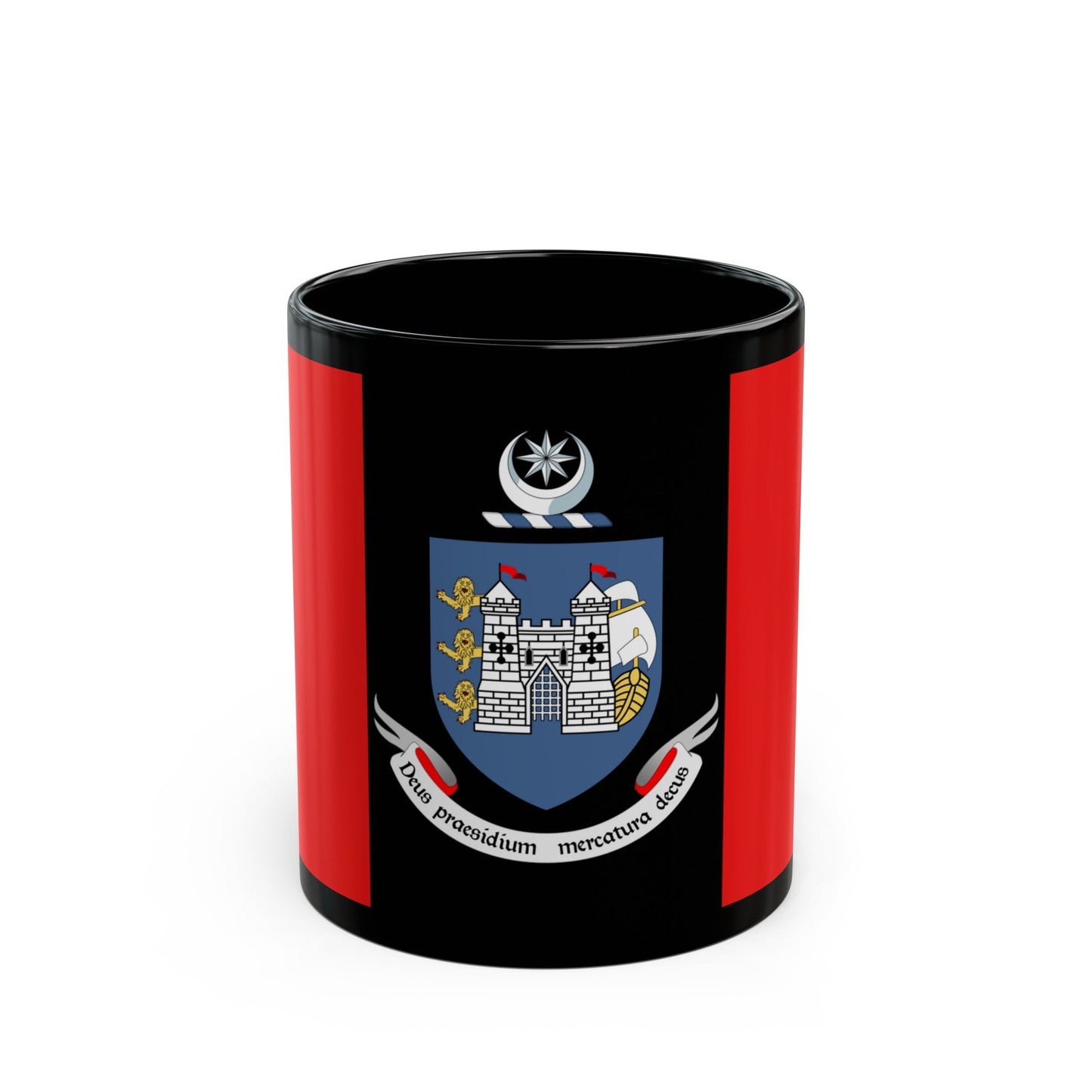 Flag of Drogheda Ireland - Black Coffee Mug-11oz-The Sticker Space