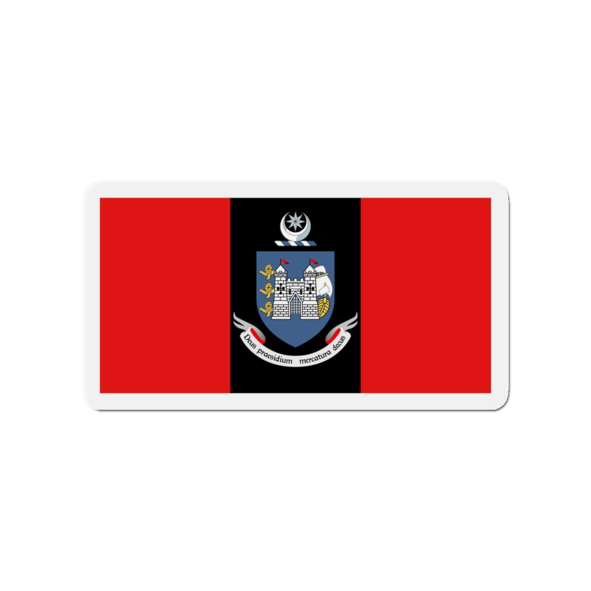 Flag of Drogheda Ireland - Die-Cut Magnet-3" x 3"-The Sticker Space