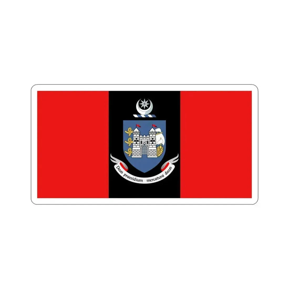 Flag of Drogheda Ireland STICKER Vinyl Die-Cut Decal 4 Inch - The Sticker Space