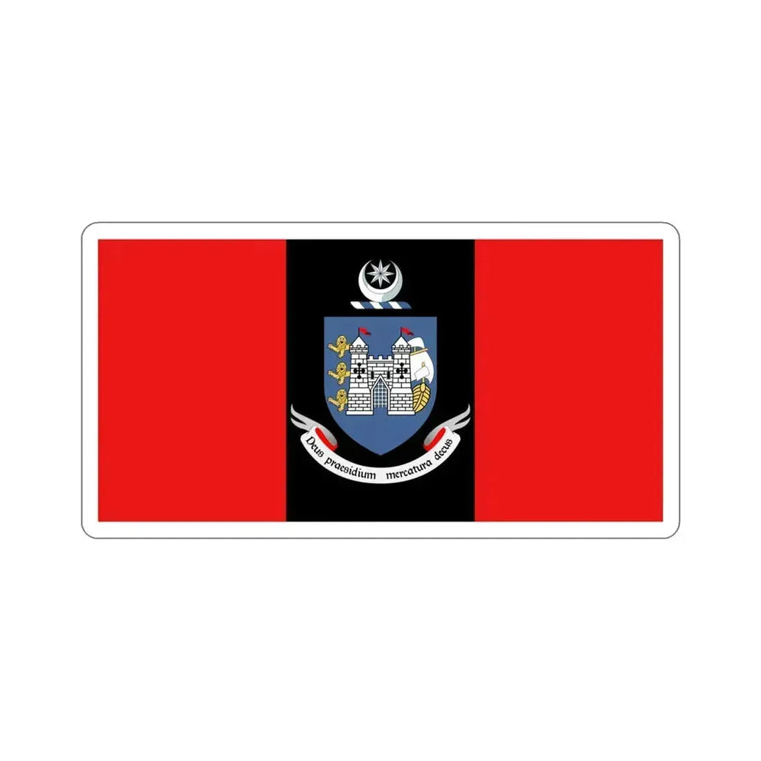 Flag of Drogheda Ireland STICKER Vinyl Die-Cut Decal 5 Inch - The Sticker Space