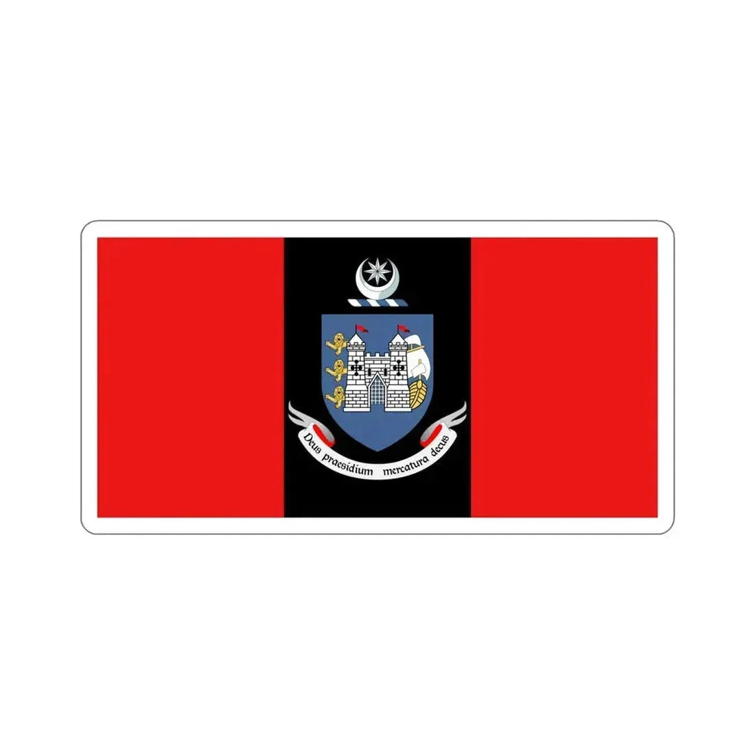 Flag of Drogheda Ireland STICKER Vinyl Die-Cut Decal 6 Inch - The Sticker Space
